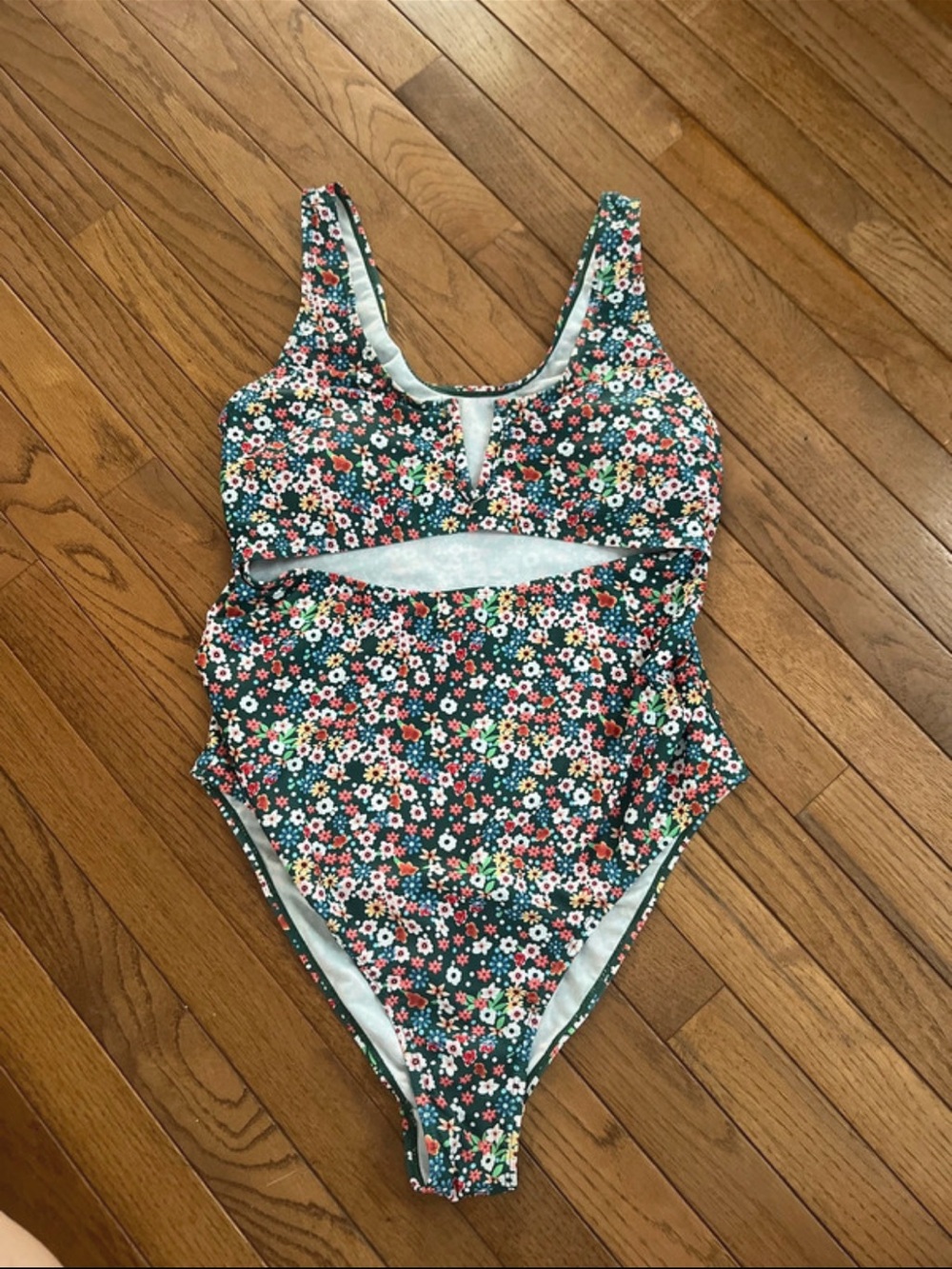 Floral Maternity One Piece Bathing Suit